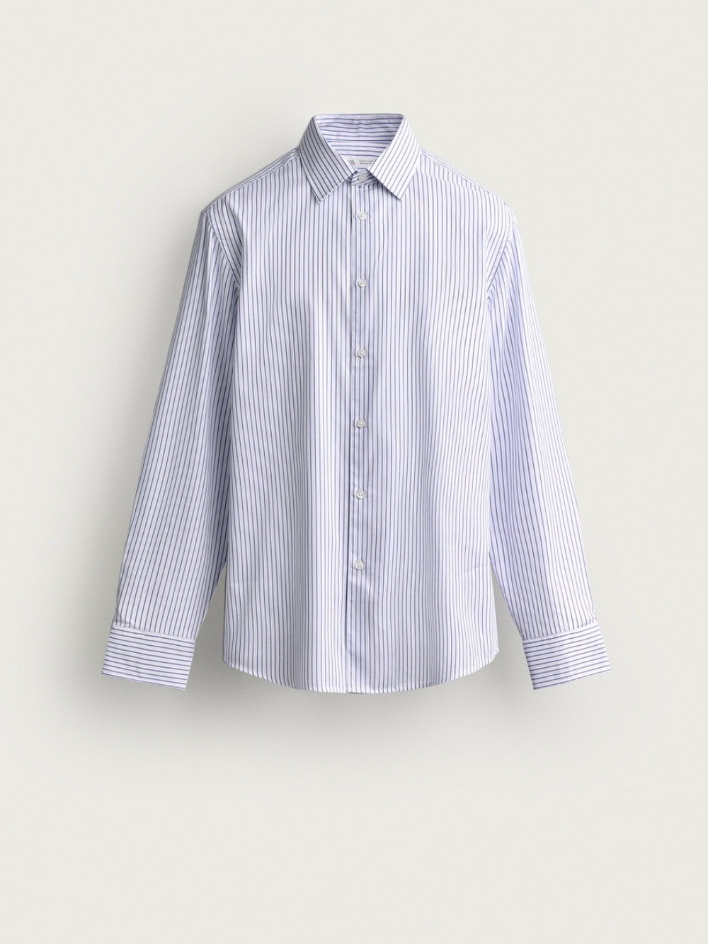 Classic Blue Stripe Button-Down Shirt